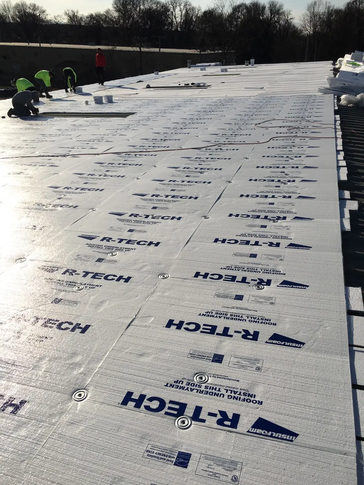 commercial roof insulation installed by no limit roofing