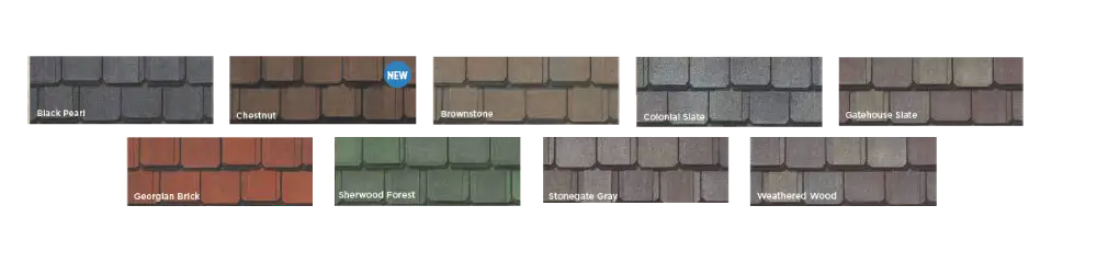 CertainTeed Grand Manor Shingle colors